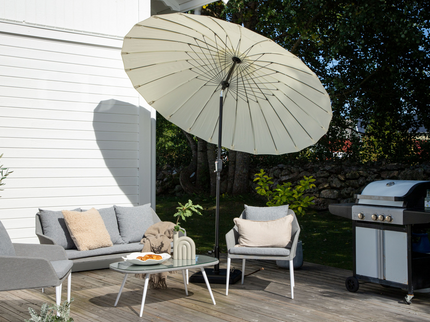 Venture Home Palmetto Parasoll Ø270 Vit