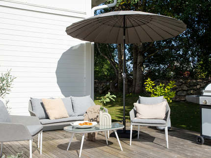 Venture Home Palmetto Parasoll Ø270 Grå