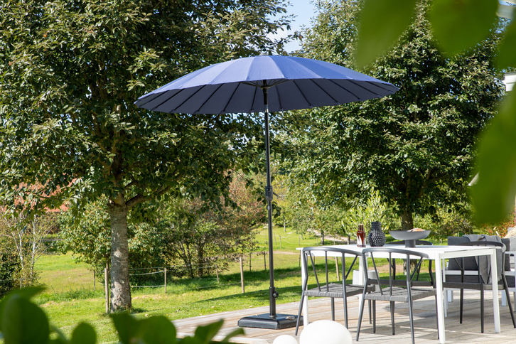 Venture Home Palmetto Parasoll Ø270 Blå