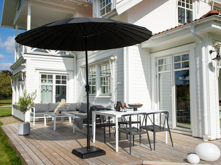 Venture Home Palmetto Parasoll Ø270 Svart