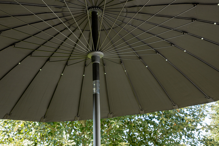 Venture Home Palmetto Parasoll Ø270 Svart
