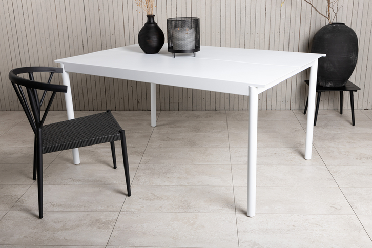 Venture Home Modena Rektangulärt Matbord Utomhus Vit 100 x 150