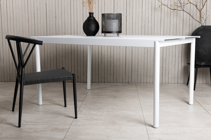 Venture Home Modena Rektangulärt Matbord Utomhus Vit 100 x 150