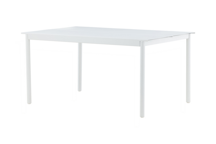 Venture Home Modena Rektangulärt Matbord Utomhus Vit 100 x 150