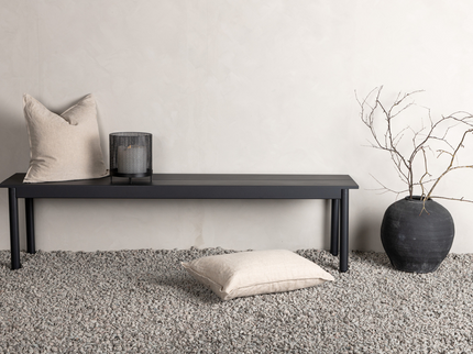 Venture Home Modena Bänk 180 x 40 Svart Utomhus