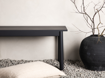 Venture Home Modena Bänk 180 x 40 Svart Utomhus