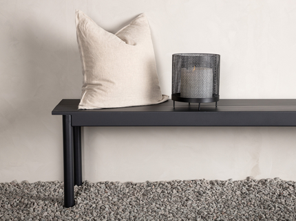 Venture Home Modena Bänk 180 x 40 Svart Utomhus