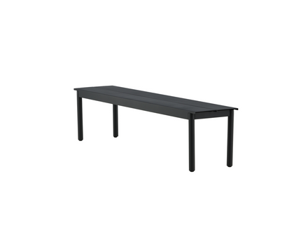 Venture Home Modena Bänk 180 x 40 Svart Utomhus