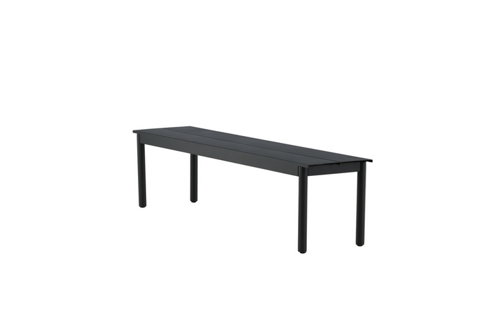 Venture Home Modena Bänk 180 x 40 Svart Utomhus
