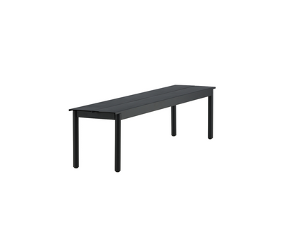 Venture Home Modena Bänk 180 x 40 Svart Utomhus