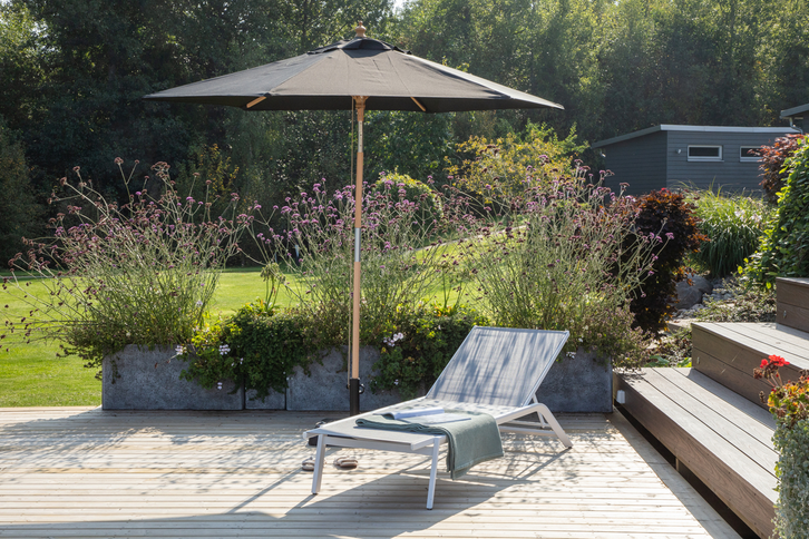 Venture Home Corypho Parasoll Ø250 Svart