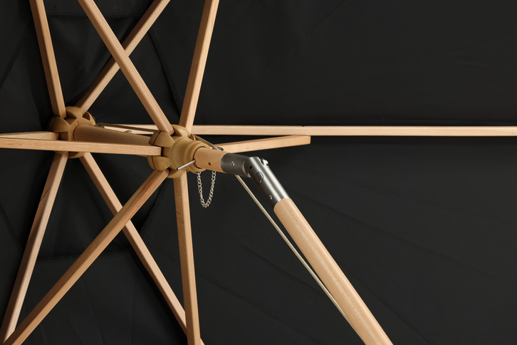 Venture Home Corypho Parasoll Ø250 Svart