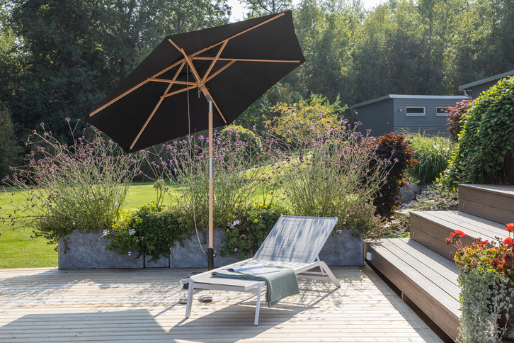 Venture Home Corypho Parasoll Ø250 Svart