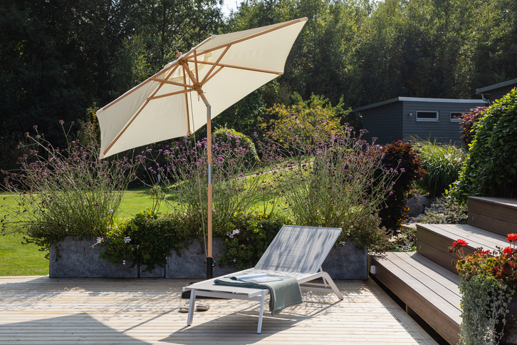 Venture Home Corypho Parasoll Ø250 Vit