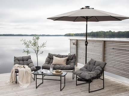 Venture Home Sabal Parasoll 270 x 270 x 241 Grå