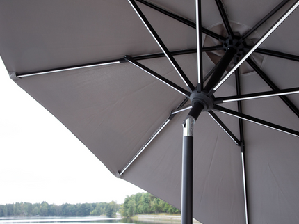 Venture Home Sabal Parasoll 270 x 270 x 241 Grå