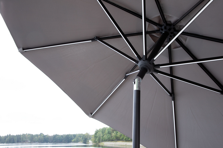 Venture Home Sabal Parasoll 270 x 270 x 241 Grå