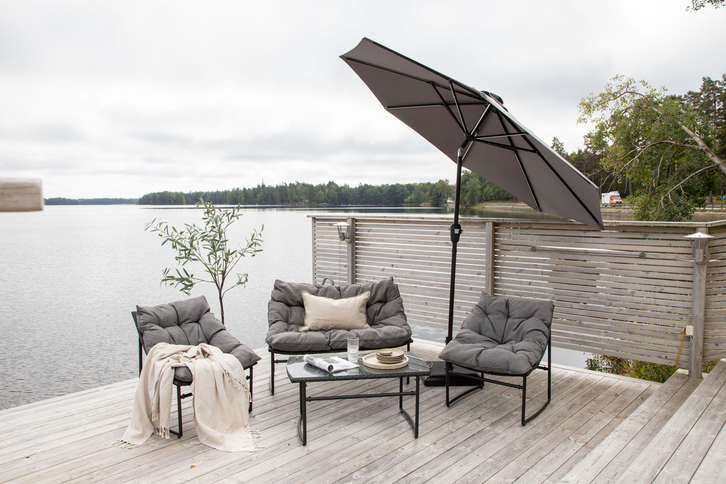 Venture Home Sabal Parasoll 270 x 270 x 241 Grå
