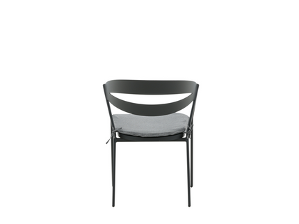 Venture Home Slit Matstol Svart Utomhus