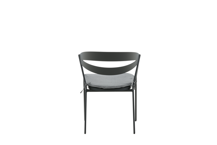 Venture Home Slit Matstol Svart Utomhus