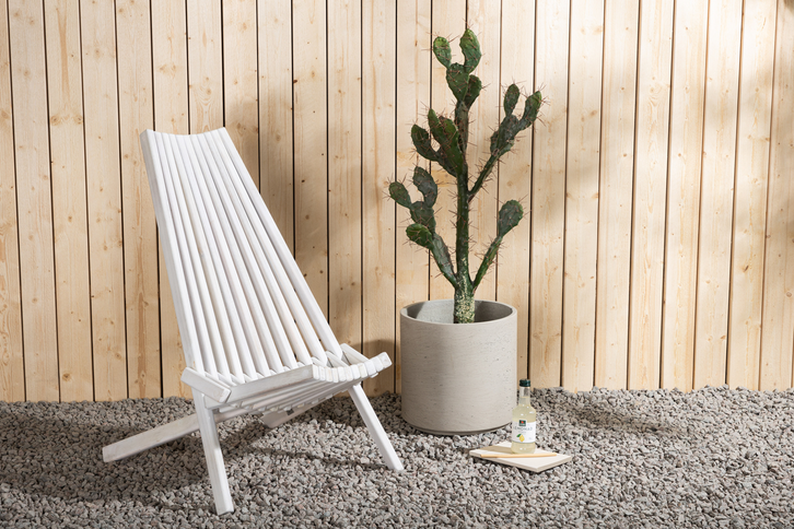 Venture Home Asta Loungefåtölj Vit
