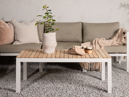 Venture Home Brasilia Soffbord 70 x 120 Beige Utomhus