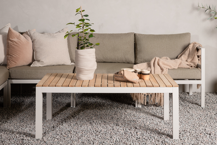 Venture Home Brasilia Soffbord 70 x 120 Beige Utomhus