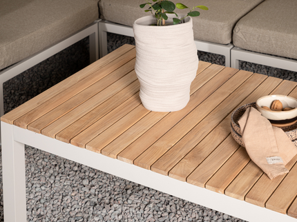 Venture Home Brasilia Soffbord 70 x 120 Beige Utomhus
