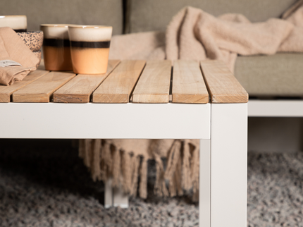 Venture Home Brasilia Soffbord 70 x 120 Beige Utomhus
