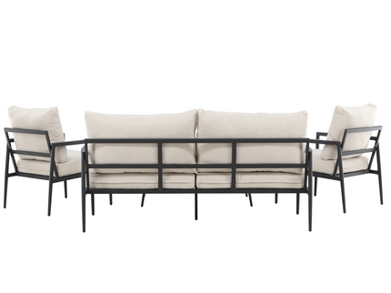 Venture Home Taromina Loungeset Svart Utomhus