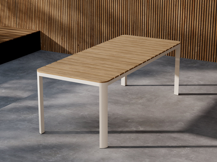 Venture Home Etna Rektangulärt Matbord Utomhus Beige