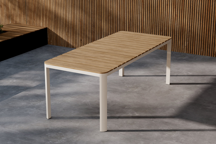 Venture Home Etna Rektangulärt Matbord Utomhus Beige