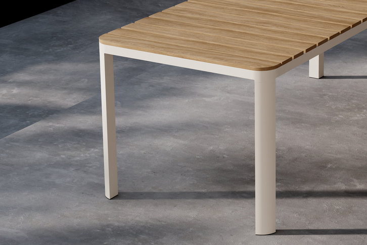 Venture Home Etna Rektangulärt Matbord Utomhus Beige