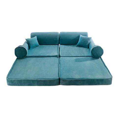 MeowBaby Premium Manchester Barnsoffa Turquise