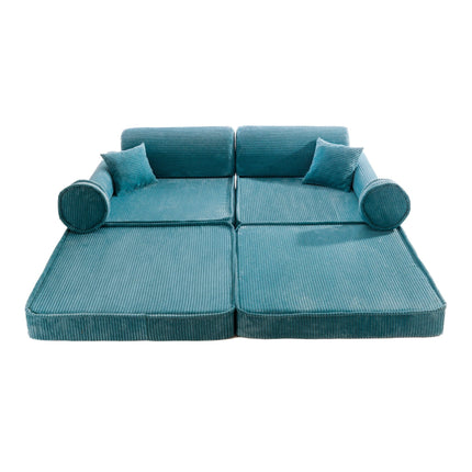 MeowBaby Premium Manchester Barnsoffa Turquise