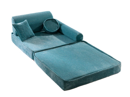 MeowBaby Premium Manchester Barnsoffa Turquise