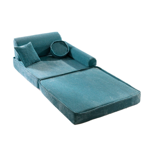 MeowBaby Premium Manchester Barnsoffa Turquise