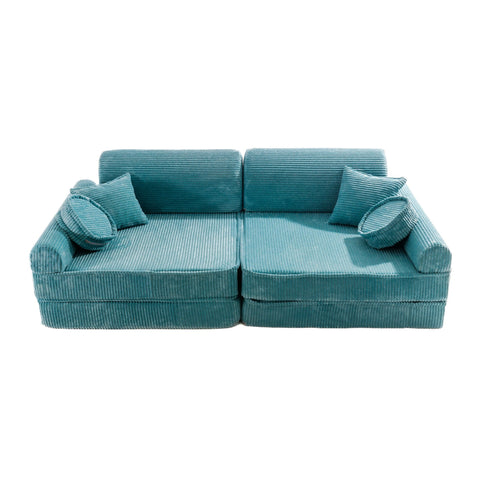 MeowBaby Premium Manchester Barnsoffa Turquise
