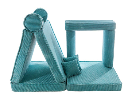 MeowBaby Premium Manchester Barnsoffa Turquise