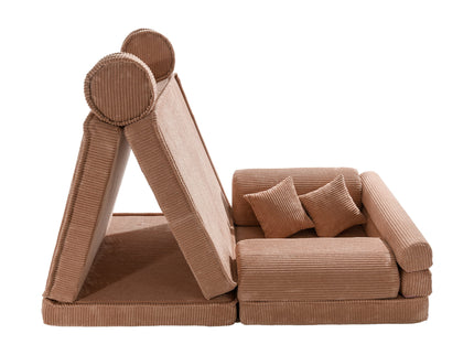 MeowBaby Premium Manchester Barnsoffa Puderrosa