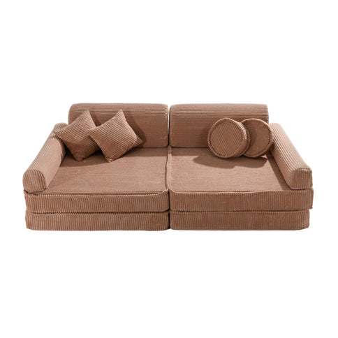 MeowBaby Premium Manchester Barnsoffa Puderrosa