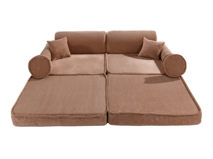 MeowBaby Premium Manchester Barnsoffa Puderrosa