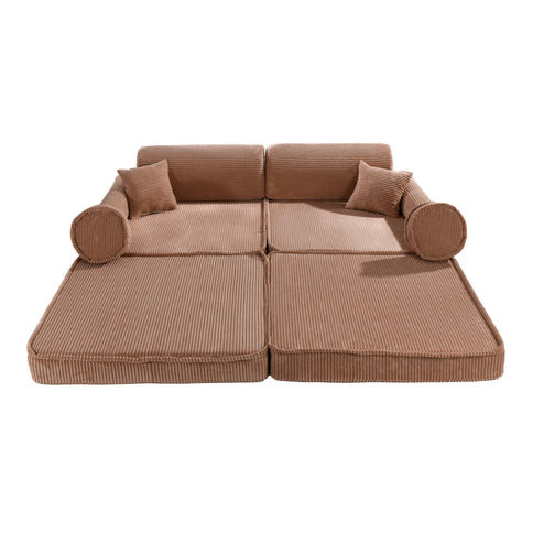 MeowBaby Premium Manchester Barnsoffa Puderrosa