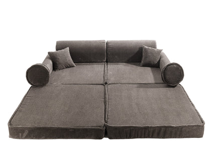 MeowBaby Premium Manchester Barnsoffa Brun