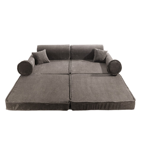 MeowBaby Premium Manchester Barnsoffa Brun