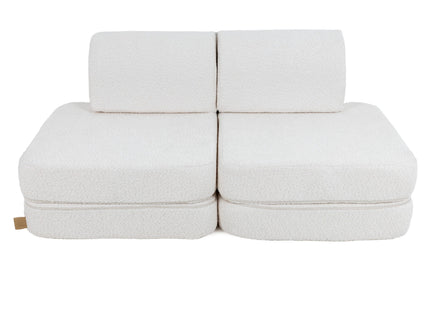 MeowBaby Ficksoffa Basic, Boucle, Vit