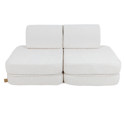 MeowBaby Ficksoffa Basic, Boucle, Vit
