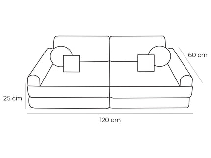 MeowBaby Pocket Sofa Plus Loop Vit