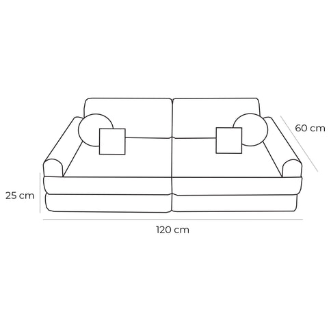 MeowBaby Pocket Sofa Plus Loop Vit