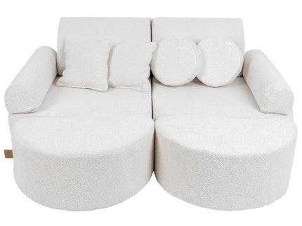 MeowBaby Ficksoffa Max, Boucle, Vit